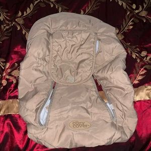 Cozy Cover for Car Seats. Neutral Color.